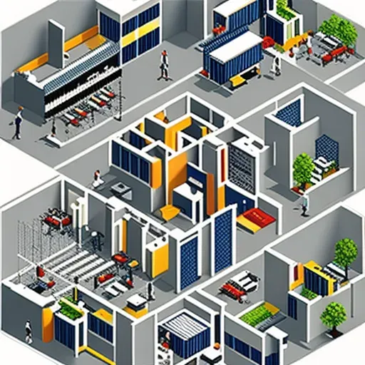 ภาพอินโฟกราฟิกแสดงการแยกข้อมูลของแต่ละ Tenant ออกจากกันภายในสถาปัตยกรรม Multi-tenant