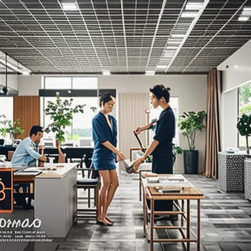 ทีมขายอสังหาริมทรัพย์กำลังรับรายชื่อ Lead และวางแผนนัดชมโครงการ