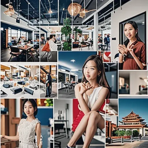การถ่ายทำวิดีโอฟิตเนสในยิมสมัยใหม่