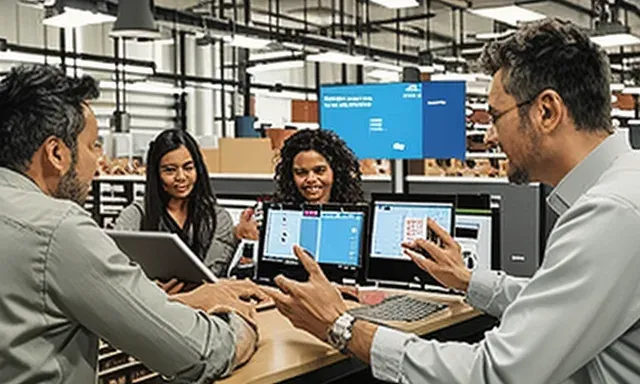 home hero ecommerce team reviewing dashboards