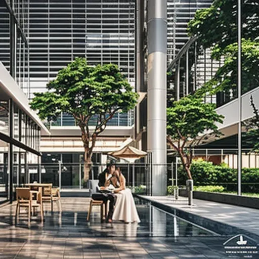 สตูดิโอเอเจนซีครีเอทีฟที่มีผนังจัดวางมู้ดบอร์ดผลงาน