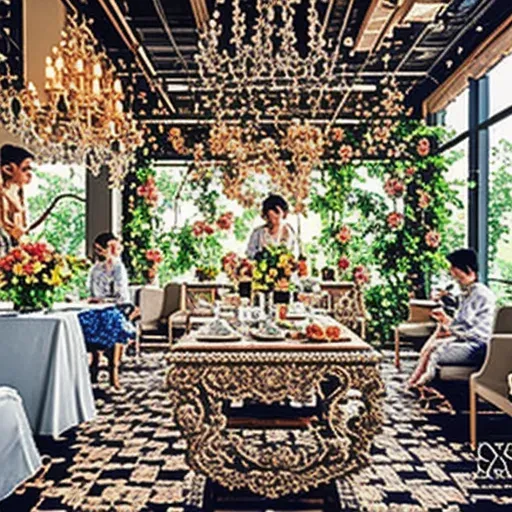ภายในโชว์รูมรถยนต์ไฟฟ้าหรูที่จัดวางรถและพื้นที่ให้คำปรึกษา