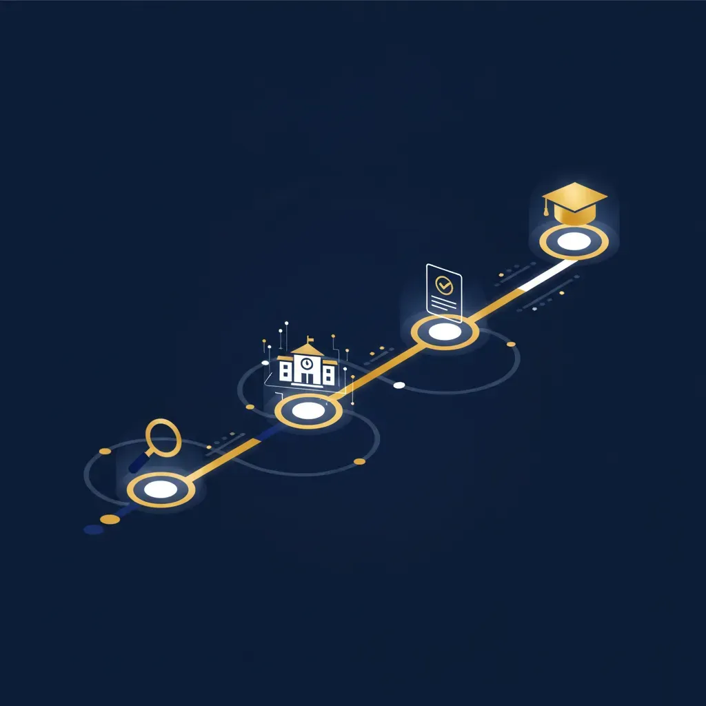 ภาพจำลองเส้นทางการตัดสินใจ Customer Journey ของผู้ปกครองในการเลือกสถาบันการศึกษา