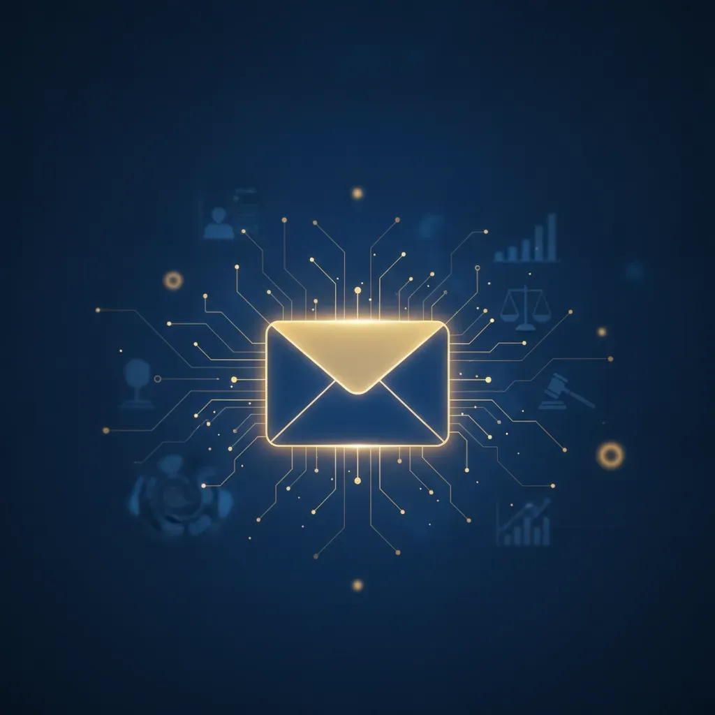 ภาพประกอบแนวคิดกลยุทธ์ Email Nurturing สำหรับบริการวิชาชีพบัญชีและกฎหมาย