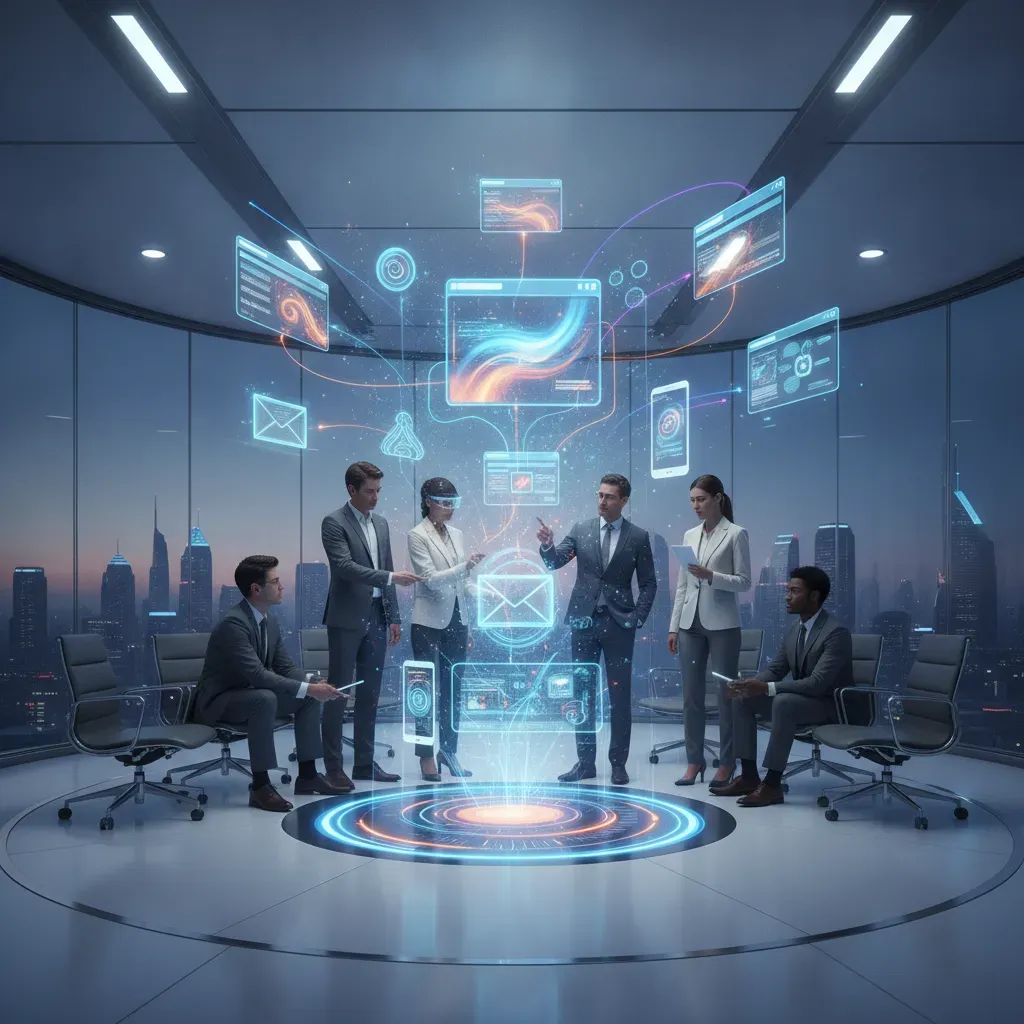 ภาพจำลองการเชื่อมต่อข้อมูลในกลยุทธ์ Omnichannel ระหว่างแพลตฟอร์มต่างๆ และทีมงานเอเจนซี่