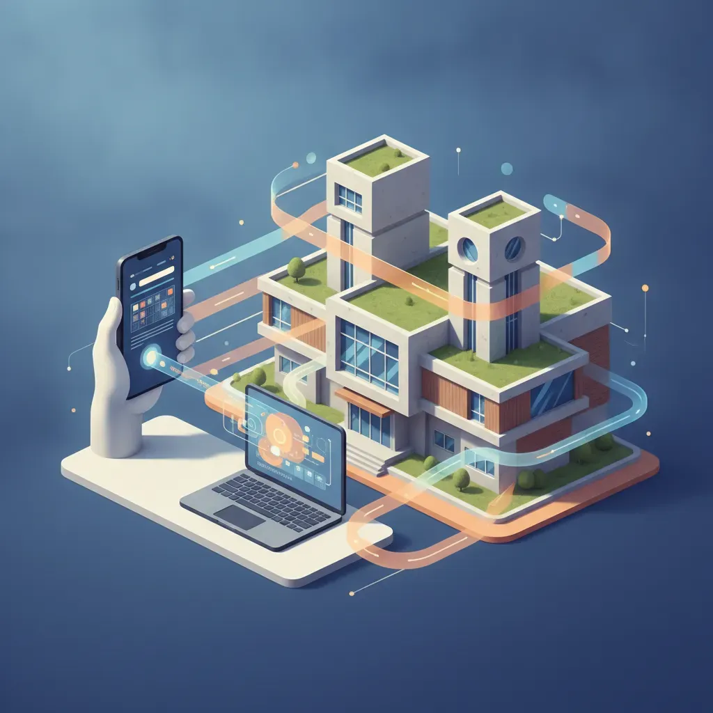 ภาพประกอบกลยุทธ์ Omnichannel เชื่อมโยงโลกออนไลน์และออฟไลน์สำหรับสถาบันการศึกษา