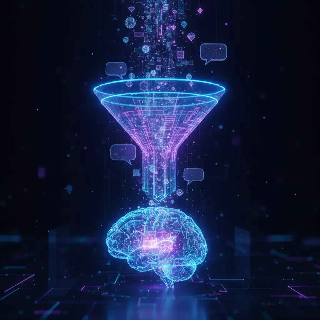 แผนภาพจำลอง User Journey และการทำงานของ AI Search ในยุคการตลาดดิจิทัล